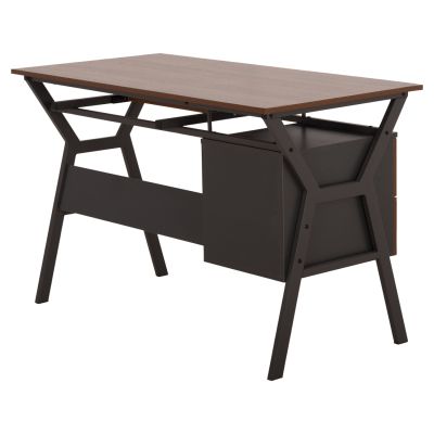 Бюро HM2130.03, сиво-орех, 120X60X76