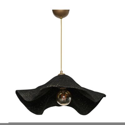 CEILING PENDANT HM7649.02, BLACK-GOLD, Φ44x54