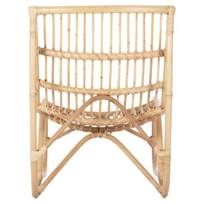 ARMCHAIR GRINN HM9815.01 RATTAN RODS IN NATURAL COLOR 56.5x73.5x79.5H cm.