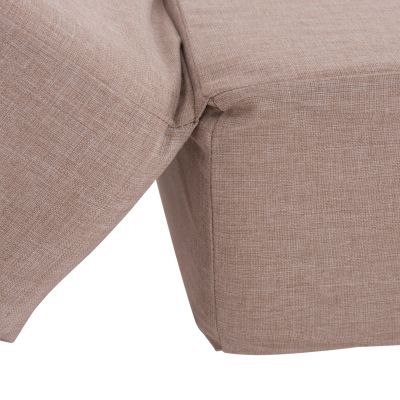 SUNLOUNGER CUSHION KIHEI HM21094.02 OLEFIN IN BEIGE WITH FOAM FILLING 198x70x20Hcm.