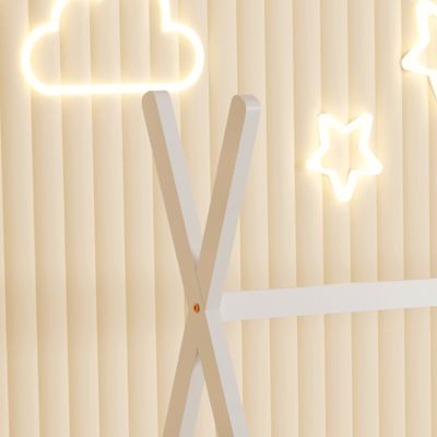 BED FOR KIDS MUNK HM681.03 t.MONTESSORI SOLID PINE WOOD IN WHITE FOR MATTRESS 190x90cm.