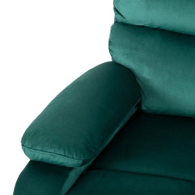 КРЕСЛО RELAX YASUMU HM9783.03 КИПАРИСНО ЗЕЛЕНО КАДИФЕ 80x93x100Hcm.