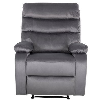 МАСАЖНО КРЕСЛО YASUMU HM9784.01 СИВО КАДИФЕ 80x93x100Hcm.