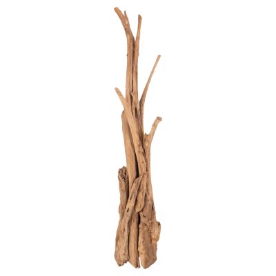 FLOOR STANDING HANGER HM9367 SOLID TEAK NATURAL 36x30x183Hcm.