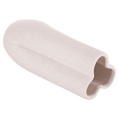 CERAMIC TABLE DECOR GLAZE HM4611.01 OFF WHITE WITH CRYSTALLIZATION Φ14x34Hcm.