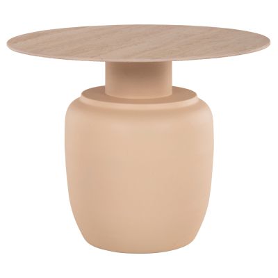 СТРАНИЧНИ МАСИ 2БР FEREN HM9664 МЕТАЛ В СЛОНОВА КОСТ-КЕРАМИЧЕН ПЛОТ Φ60 &Φ50см.