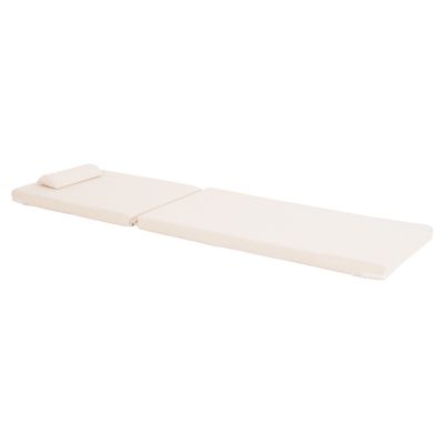 SUNBED CUSHION SIFNOS TEXTLINE BEIGE ΗΜ11234.61T 190(114-76)x58x6.5Ηcm.