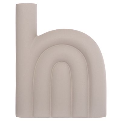 CERAMIC TABLE DECOR ARCON HM4639.03 MATTE GREY 23x5.5x29H cm.