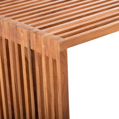 ХОЛНА МАСА NYA HM9568 ТИКОВО ДЪРВО В НАТУРАЛЕН ЦВЯТ 1 ЧАСТ 100x50x45H см.