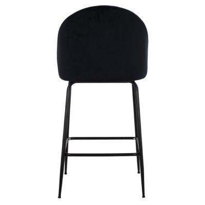 ΣΚΑΜΠΟ ODED ΜΕΣΑΙΟΥ ΥΨΟΥΣ HM8732.14 ΜΕ ΜΕΤΑΛΛΙΑ ΠΟΔΙΑ & ΒΕΛΟΥΔΟ ΜΑΥΡΟ 45x53x98 ек.