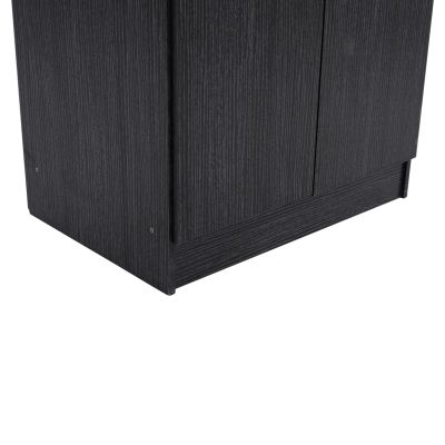 Shoe Cabinet Wooden with 6 shelves 60x43x180.5 Zebrano HM2379.01