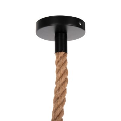 CEILING PENDANT LAMP HM4043 ROPE 1M LONG AND 2cm THICK-E27 SOCKET