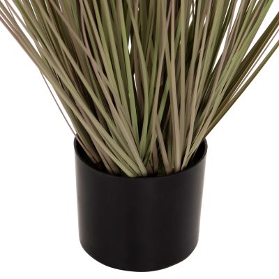 ДЕКОРАТИВНО СИНТЕТИЧНО РАСТЕНИЕ В САКСИЯ HM4016 ГЛУХАРЧЕ/ТРЕВА Φ9.5x9-62Hcm.