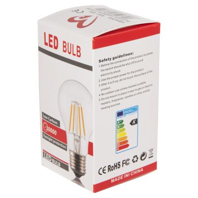 КРУШКА HM4045 LED НАЖКА 8W E27 3000K ЗЛАТО С ДИМУМ