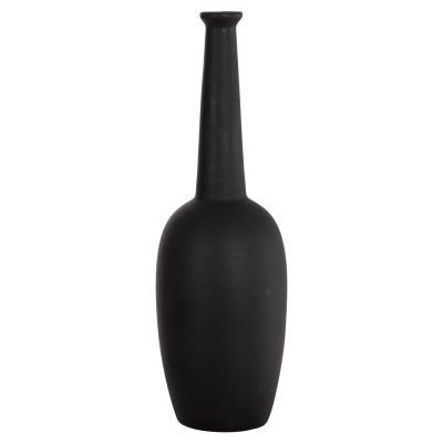 CERAMIC TABLE DECOR ELENDIL HM4591.02 MATTE BLACK Φ12x39.5Hcm.