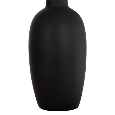 CERAMIC TABLE DECOR ELENDIL HM4591.02 MATTE BLACK Φ12x39.5Hcm.