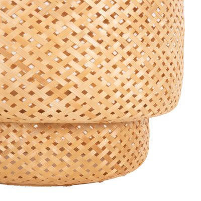 CEILING PENDANT LAMP HM7867 BAMBOO IN NATURAL COLOR Φ51x54-149Hcm.