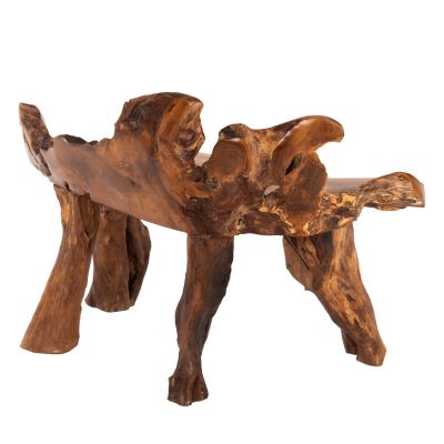 BENCH HM9398 SOLID TEAK NATURAL COLOR 130x52x80Ηcm.