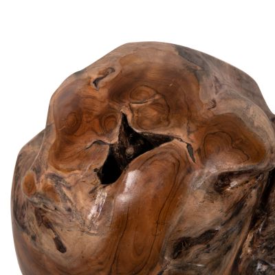 ПОДОВА ДЕКОРАЦИЯ CLEM HM9653 СФЕРА ОТ ТИКОВО ДЪРВО МАСИВ-СРЕДЕН РАЗМЕР Φ40см.