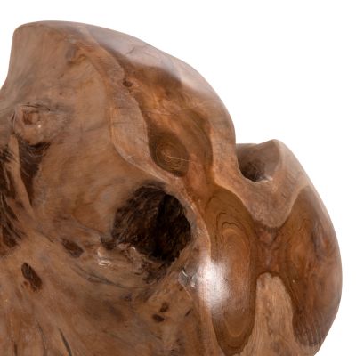 ПОДОВА ДЕКОРАЦИЯ CLEM HM9653 СФЕРА ОТ ТИКОВО ДЪРВО МАСИВ-СРЕДЕН РАЗМЕР Φ40см.