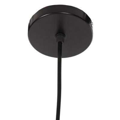 CEILING PENDANT ROMIL HM7764 CYLINDRICAL CAP ABACA FIBERS IN NATURAL Φ52x52-120Hcm.