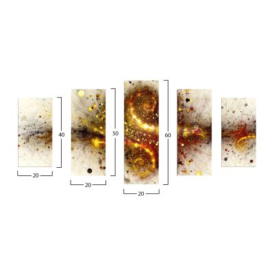 5 БР МДФ БОЯДИС EXPLOSION HM7206.07 100X60x0,3 см.