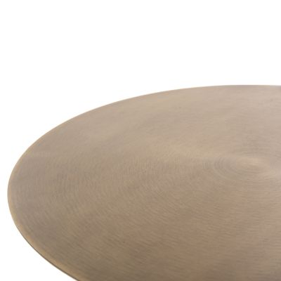 ПАРАМЕТИЧНА МАСА ROUND CUTTY HM9723 МЕТАЛ В ЧЕРНО И АНТИЧЕН МЕСИНГ Φ51Χ55,5Hcm.