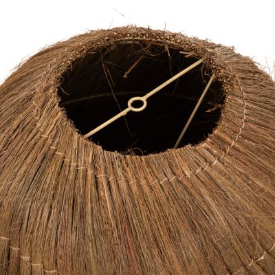 CEILING PENDANT LAMP HM7892 RAYUNG GRASS IN BROWN COLOR Φ46x40-141Hcm.