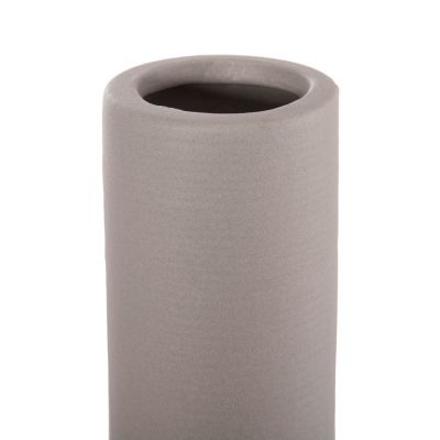 CERAMIC TABLE DECOR GALAD HM4616.02 MATTE GREY Φ11x26Hcm.