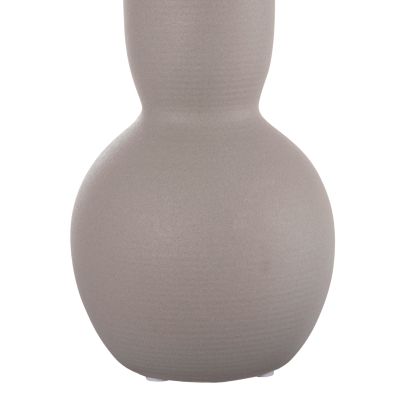CERAMIC TABLE DECOR GALAD HM4616.02 MATTE GREY Φ11x26Hcm.