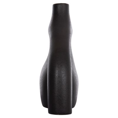 CERAMIC TABLE DECOR ISIL HM4597.02 BLACK MATTE 29.5x11x29Hcm.