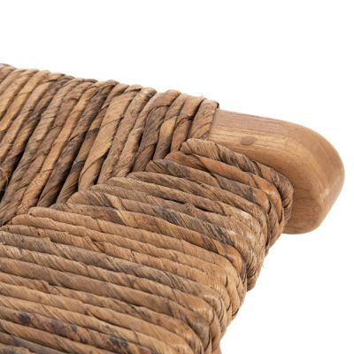 БАР СТОЛ WALTER HM9841 ТИКОВО ДЪРВО В ЕСТЕСТВЕН РУШ МАТОВ 46x55x105Hcm.