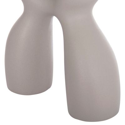 CERAMIC TABLE DECOR ISIL HM4598.03 MATTE GREY 26x9.5x29.5Hcm.