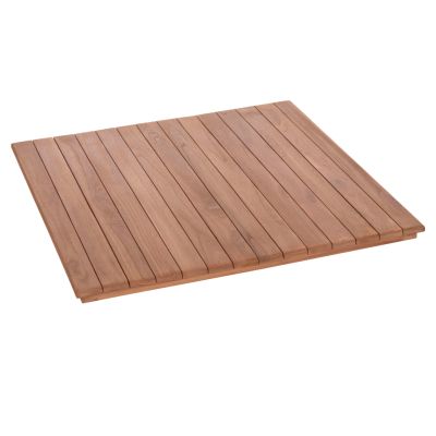 TABLETOP SQUARE HM18136 TEAK WOOD--NATURAL COLOR 70x70x4(thickness)cm.
