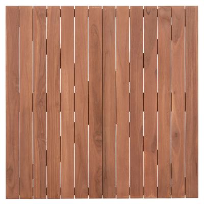 TABLETOP SQUARE HM18136 TEAK WOOD--NATURAL COLOR 70x70x4(thickness)cm.