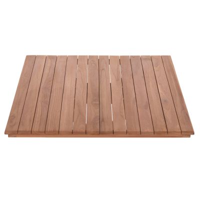 TABLETOP SQUARE HM18136 TEAK WOOD--NATURAL COLOR 70x70x4(thickness)cm.