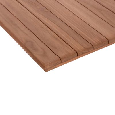 TABLETOP SQUARE HM18136 TEAK WOOD--NATURAL COLOR 70x70x4(thickness)cm.