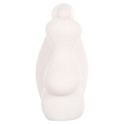 CERAMIC TABLE DECOR SERIES ISIL HM4596 OFF WHITE WITH CRYSTALLISATION 33.5x15.5x30Hcm.