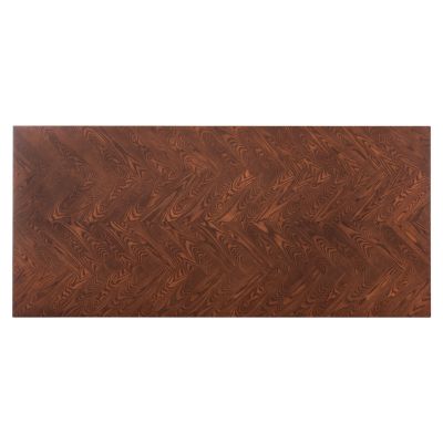 ТРАПЕЗНА МАСА RIMER HM9742 MDF С ФУРНИР ЯСЕНОВ В ЦВЯТ ОРЕХ 220X100x75H см.