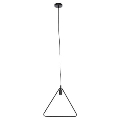 CEILING PENDANT LAMP HM4096 BLACK METAL TRIANGLE 38x132H cm.