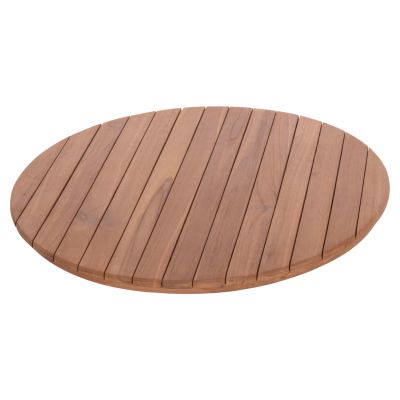TABLETOP ROUND HM18133 TEAK WOOD--NATURAL COLOR Φ70x4(thickness)cm.