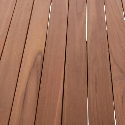 TABLETOP ROUND HM18133 TEAK WOOD--NATURAL COLOR Φ70x4(thickness)cm.