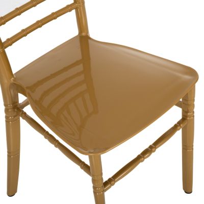 ПОЛИПРОПИЛЕНОВ КЕТЪРИНГ СТОЛ TIFFANY NEW HM8058.05 GOLD 41.2x49.7x89Hcm.