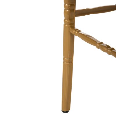 ПОЛИПРОПИЛЕНОВ КЕТЪРИНГ СТОЛ TIFFANY NEW HM8058.05 GOLD 41.2x49.7x89Hcm.