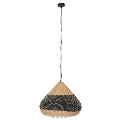 ПАНЕЛ HM4354 ЕСТЕСТВЕН РАТАН-ХАРТИЕНО ВЪЖЕ-ЕСТЕСТВЕН&ЧЕРЕН ЦВЯТ Φ54x42-145Hcm.