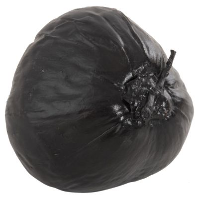 TABLE DECORATION HM4326.02 COCONUT IN BLACK COLOR 20x20x20Hcm.