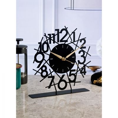METAL TABLE CLOCKS HM7471 25x23 cm.