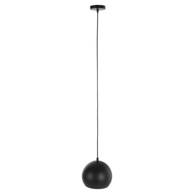 CEILING PENDANT LAMP HM4107 BLACK METAL CAP 19x19x115Hcm.
